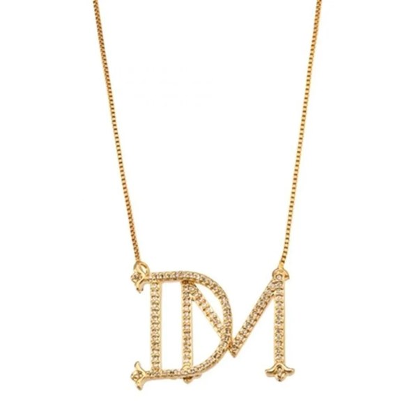 Colar Personalizado 2 Letras